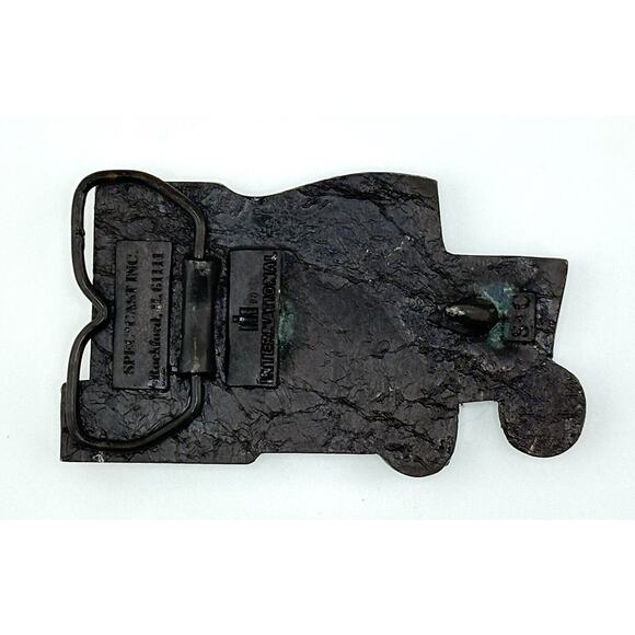 International Harvester Spec-Cast Brass Belt Buckle IH 5288 Tractor Farm Ag - Picture 2 of 6